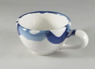 Gmundner Keramik-Tasse/Mocca glatt